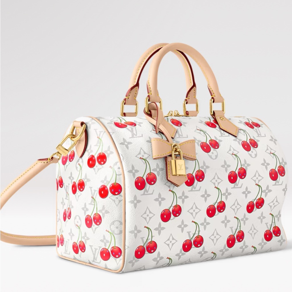 Louis Vuitton Takashi Murakami white Cherry speedy 30 brand new. - Picture 2 of 5